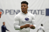 Book Saquon Barkley for your next corporate event, function, or private party.